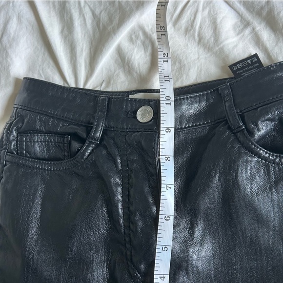 Wilfred US00 Melina Black Faux-Leather Pants - Picture 8 of 9